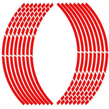 16Pcs 1718 Strips Motorcycle Car Wheel Tire Decals