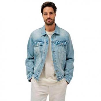 Vestido vaquero efecto lavado para hombre