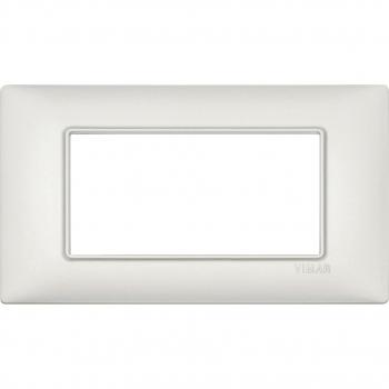 Vimar Spa Placca 4m Argento Perlato – Modello VIW 14654.75.01