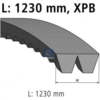 DT Keilriemen-Set 4.80677 – Modell A6139970692 (6139970692)