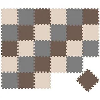 Mosaïque de sol en mousse EVA pour enfants – lot de 30 dalles, 30×30 cm