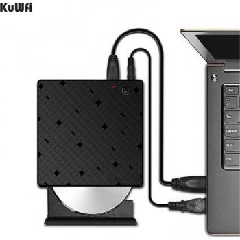 KuWFi USB 3.1 Type C External CD/DVD Drive