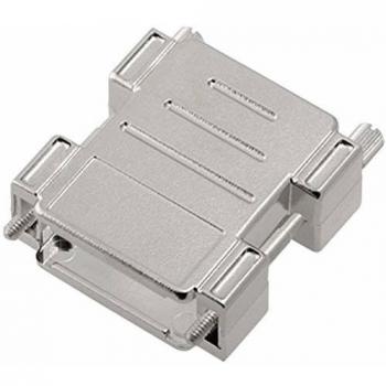 Encitech DPAK-M-25-K 180° D-SUB Adapter Housing 25 Pins Plastic Metal Single Unit