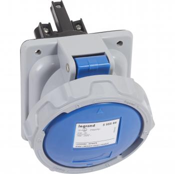 Legrand Industrial Power Socket 230V 63A – Dual Pole, IP67, Tempura Finish
