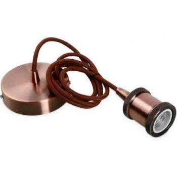 Gsc Evolution Portalámparas Colgante Aluminio Cable Cobre GSC 0705237