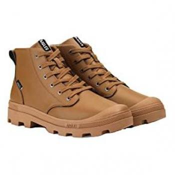 Camel‑Print Aigle Tenere City Booties (UK Size 4)