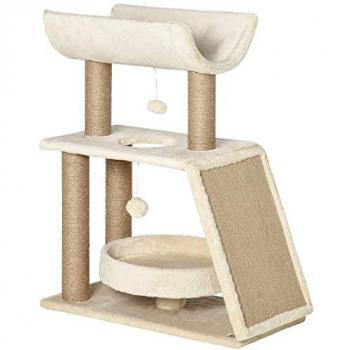 Indoor Cat Tree with Scratching Posts and Perch