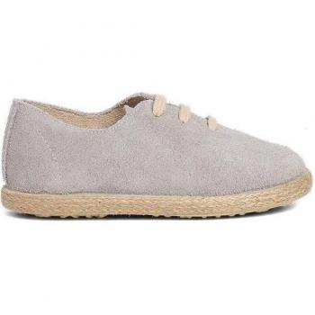 Pisamonas - Zapatillas de serraje de niños con yute