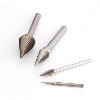 M-shaped Carbide Rotary File - Tapered Tip Tungsten Steel Milling Cutter