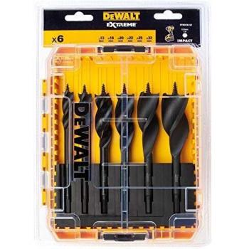 DeWalt 6 Piece 3 Flute Spade Bit Set