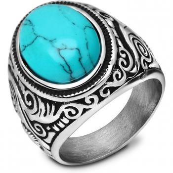 Zorcvens Bague Éclat Noir – Pierre d’Onyx et Acier Titane