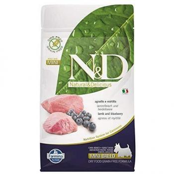 N&D Hundefutter Lamm & Heidelbeeren Mini Adult getreidefrei 800g