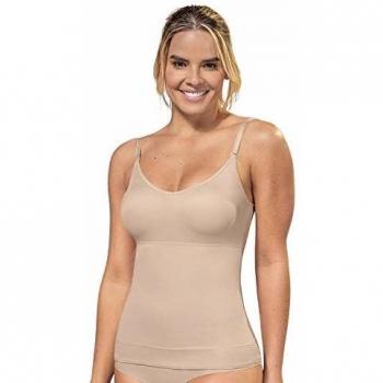 PowerSlim Secret Sculpting 2‑Way Tank – XL Beige