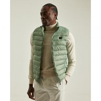 Chaleco Acolchado Verde Agua para Hombre