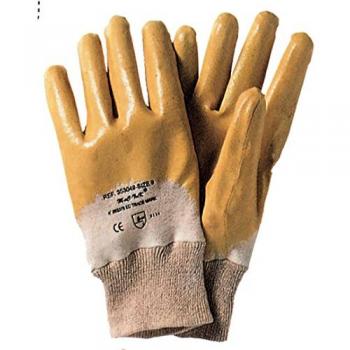 Paquet de 12 gants nitrile jaune taille 7