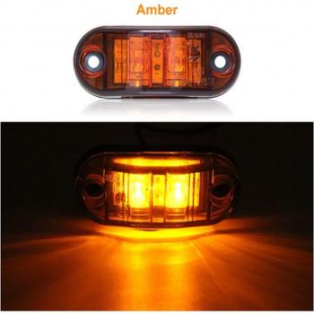 Señal de giro LED lateral para camiones, 9-30V, set de 3 unidades