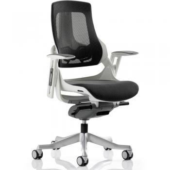 Zure Executive Chair Charcoal Mesh With Arms