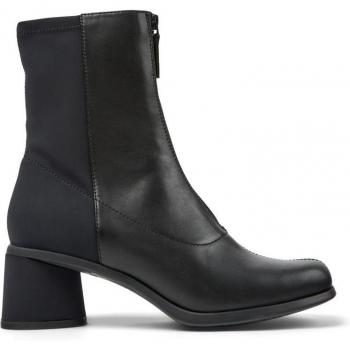 CAMPER Kiara Ankle Boots, Black, Size 35, Smooth Leather/Cotton