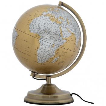 Lampe du monde Dmora en or