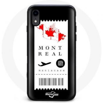 Coque pour iPhone XR Billet d'Avion Montréal