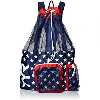 TYR Big Mesh Mummy Backpack 40L Blue/Red