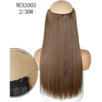 LISI GIRL 19-Inch Long Straight Invisible Hair Extension