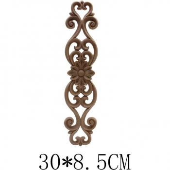 Mueble de esquina de madera rosa flor larga sin pintar estilo retro europeo