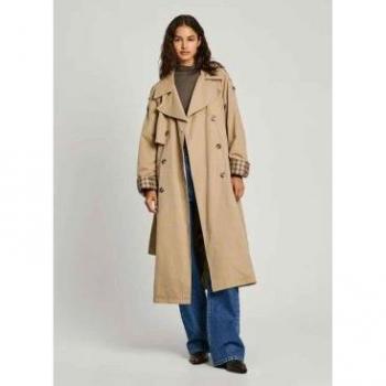 Pepe Jeans Abrigo Bianca Beige Estilo Casual S 2024