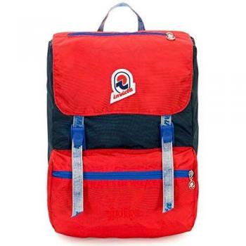 Invicta Jolly III Vintage Zaino 18L Porta Laptop 13 Rosso/Blu