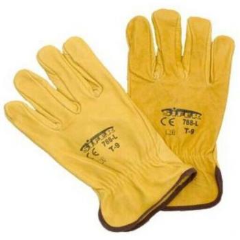 Pelle Vacchetta Gialla Guanti 788L10