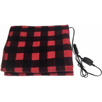 12V Red Car Heating Blanket, 145x100cm, Energy Efficient