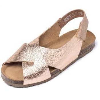 Yokono - Sandalias planas de mujer de piel