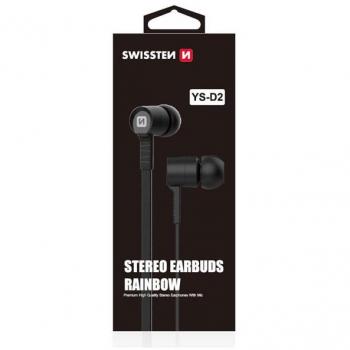 Cuffie Auricolari YS‑D2 con microfono – 3.5 mm jack – Nero