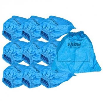 Makita 442–445 10× Textile Filter, VHBW Brand, Washable Blue Vacuum Bag