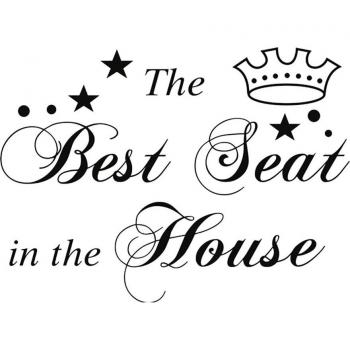 Waterproof Toilet Seat Sticker for Bathroom