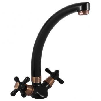 Mélangeur de Cuisine Morava en Laiton Noir H 22,9 cm