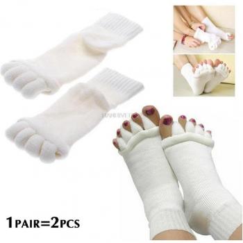 Cotton Five-Toe Foot Care Socks