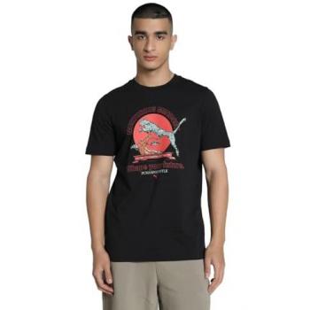 Puma T-Shirt Nero Regular Fit Bonsai 629634