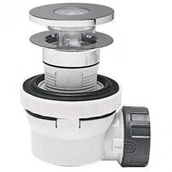 Wirquin 30721531 Vidage de lavabo xs pure, bonde à dôme fixe, blanc