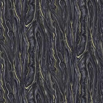 Elle Decoration Marble Black Gold Wallpaper
