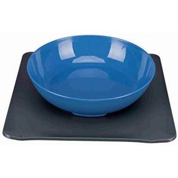 Trixie Yummynator Non-Slip Dog Bowl - 850 ml, Blue and Gray