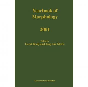 Yearbook of Morphology 2001