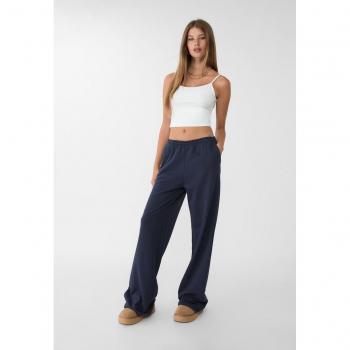 Pantaloni larghi Stradivarius Azzurro Mare L