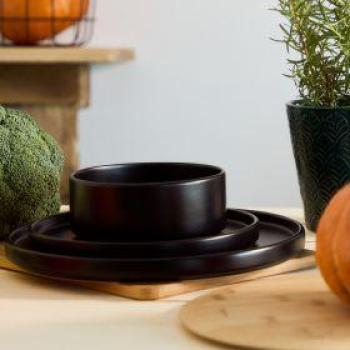 Bol de repas noir FAMELIO – 14 cm