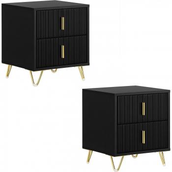 Comodino Doppio con Cassetti, Tavolino Salotto – FBT115-SCHx2