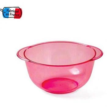 Mill'O bébé - Bol à oreilles grenadine transparent - 35 cl - copolyester