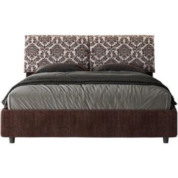 Cama con almacenaje Mados 160x210 Burdeos