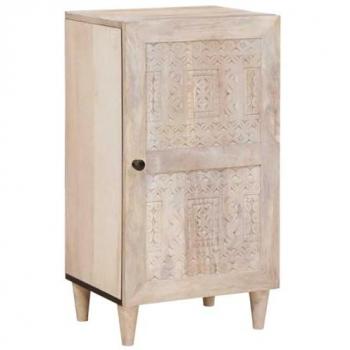 Mobili vitaXL credenza bianca 33,5x40x75 cm