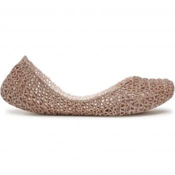 Pink Glitter Melissa Campana Papel Vii Ballet Shoes for Women, Size EU 40