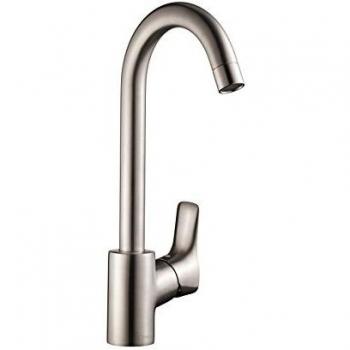 Mitigeur de cuisine Hansgrohe MySport L en acier inoxydable 13862800